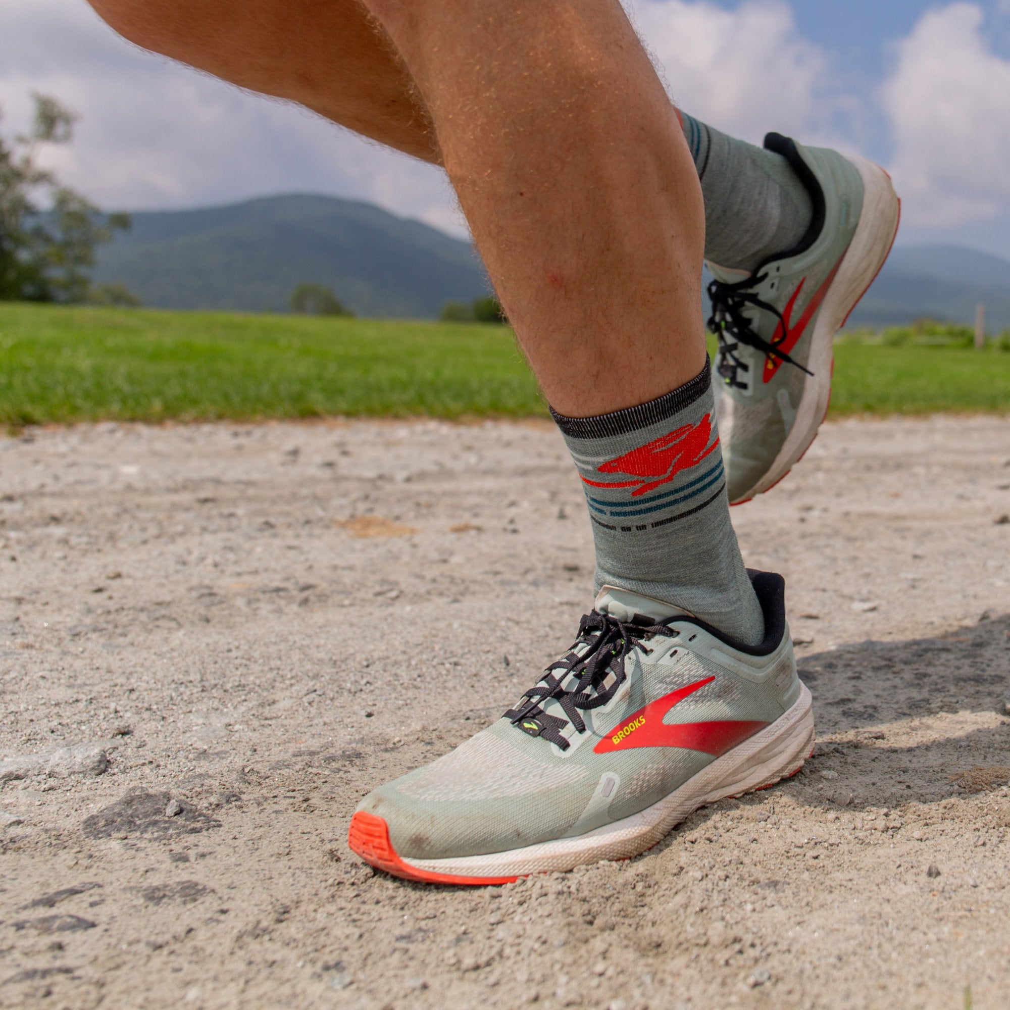 Men's Pacer Micro Crew Ultra-Lightweight Running Socks - Image 6