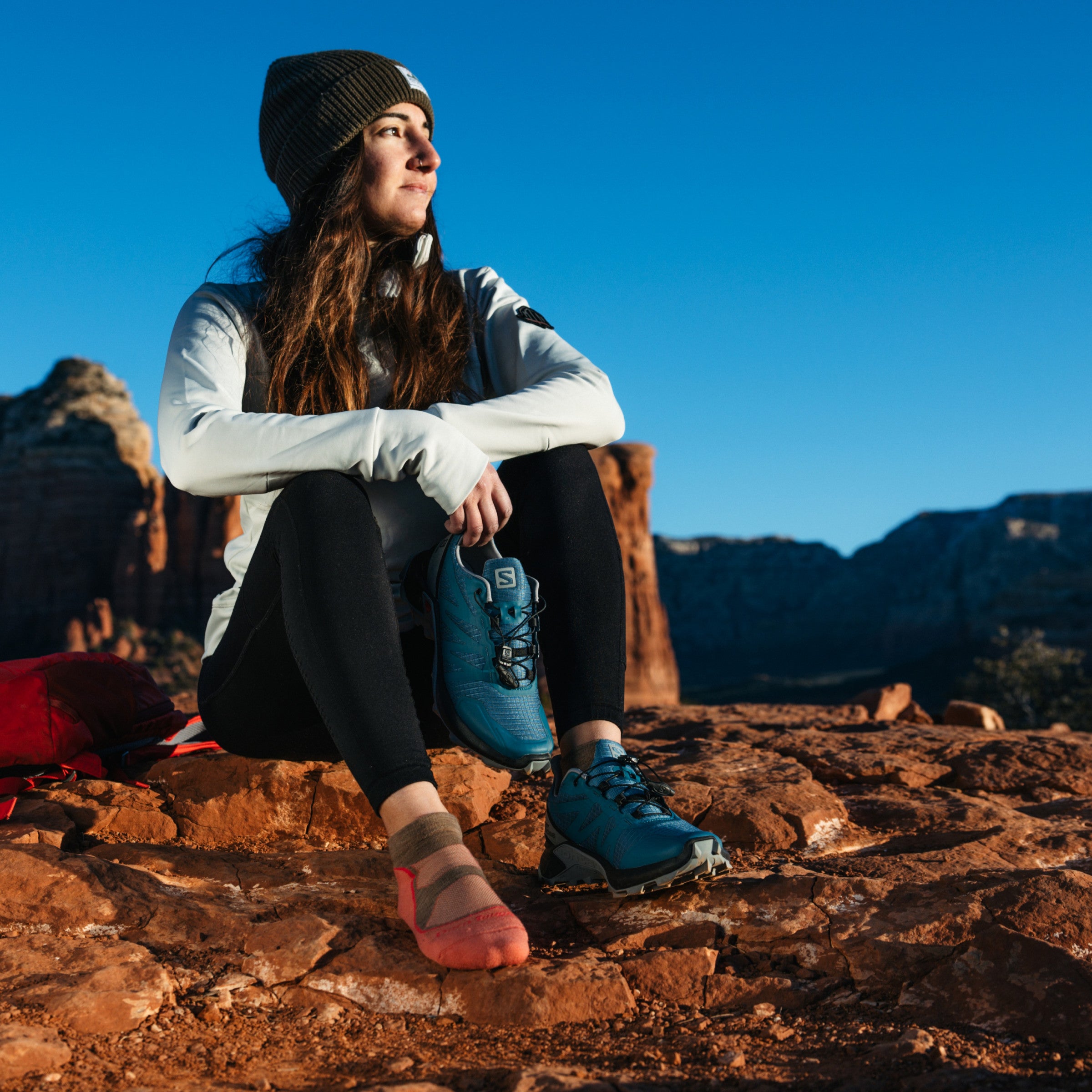 Women's Light Hiker No Show Lightweight Hiking Socks - Image 9