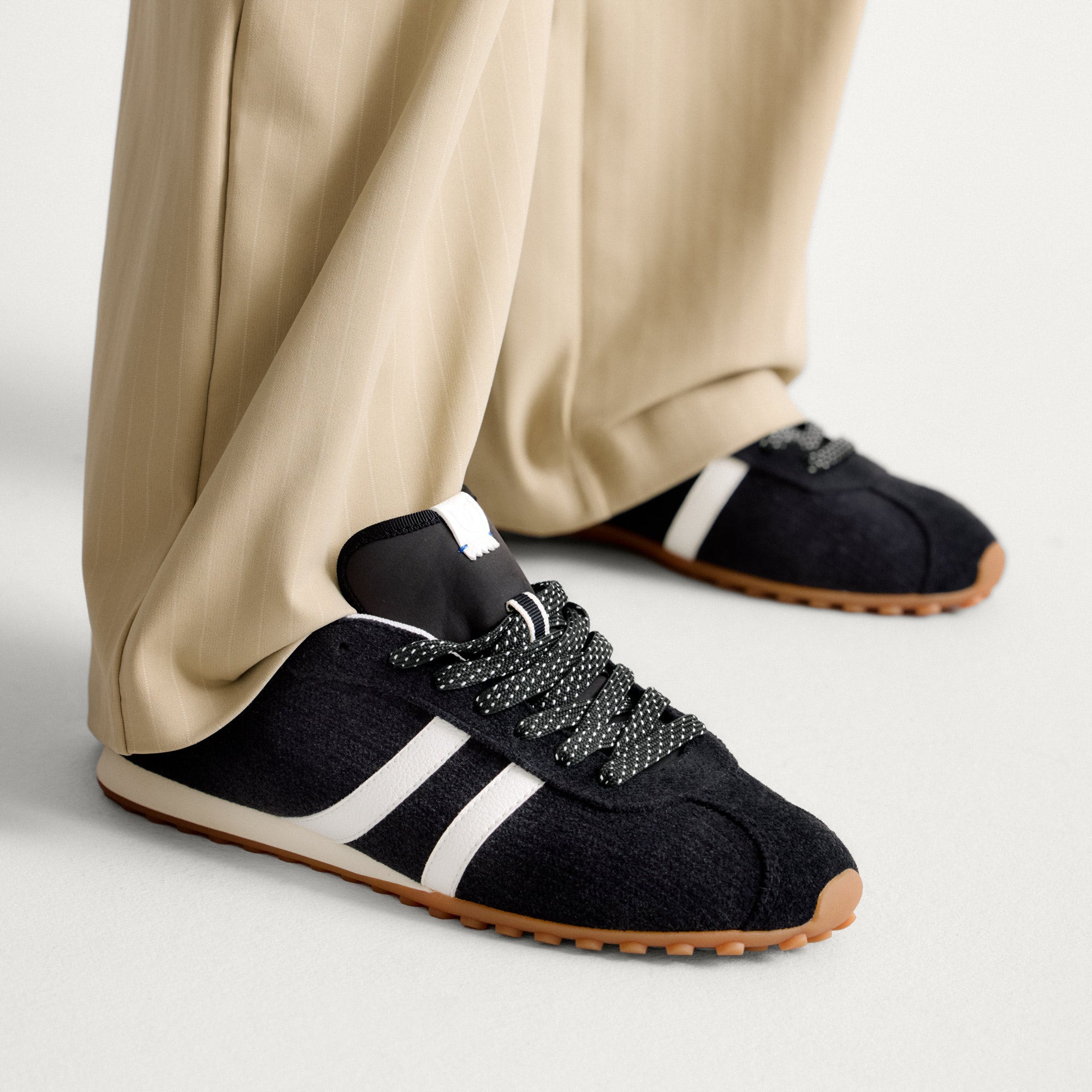 The Ivy Sneaker - ReVelvet™ Black - Image 2