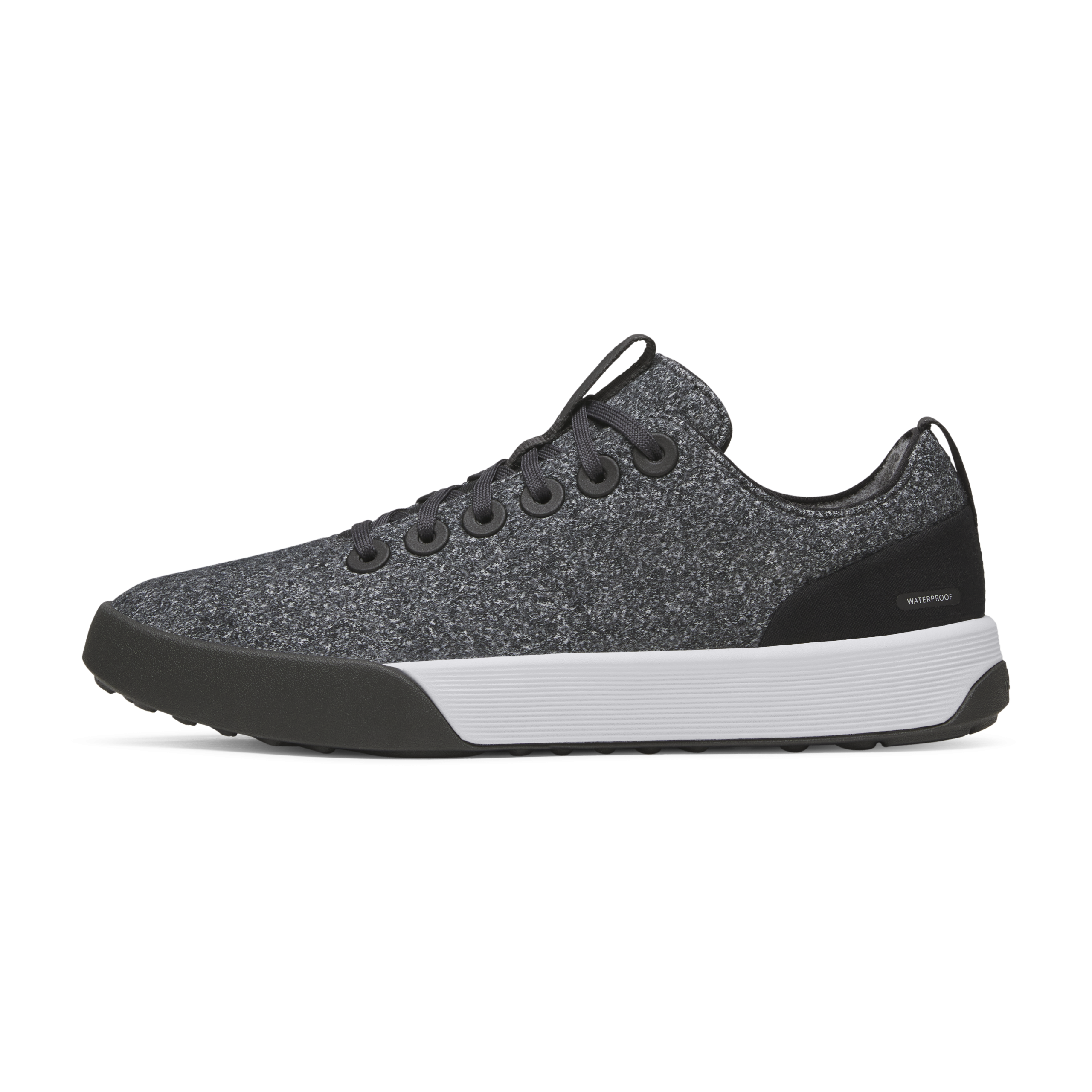 Men's Wool Cruiser Waterproof - Dark Grey (Light Grey Sole)