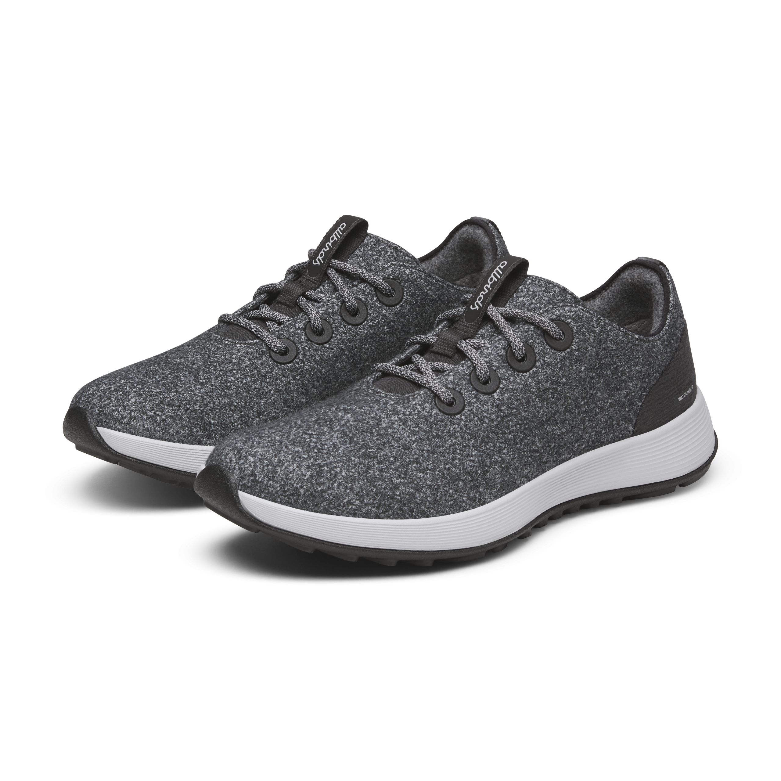 Women's Wool Runner NZ Waterproof - Dark Grey (Light Grey Sole) - Image 5