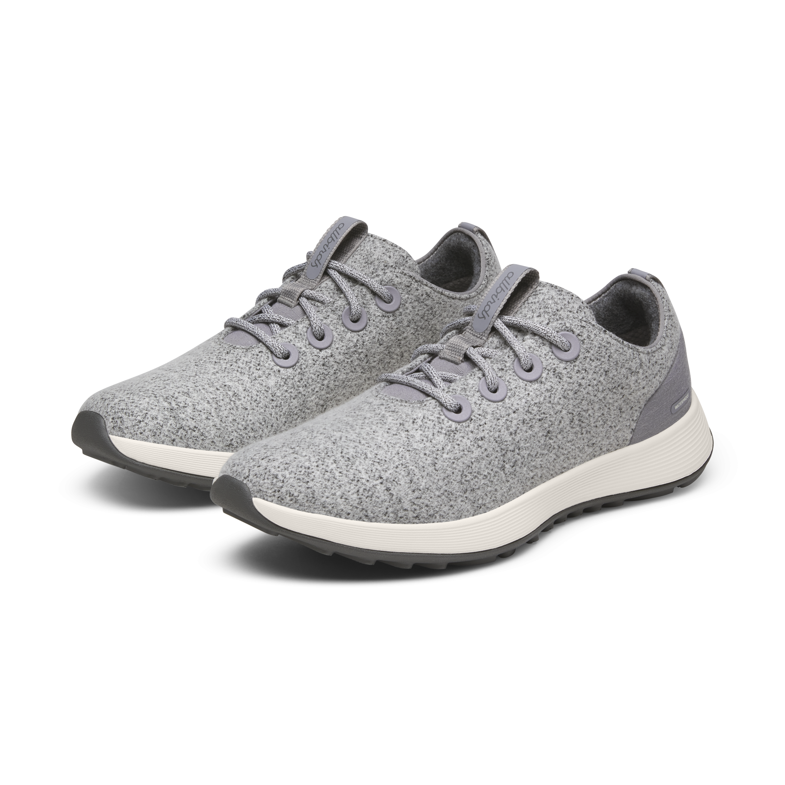 Men's Wool Runner NZ Waterproof - Medium Grey (Natural White Sole) - Image 5