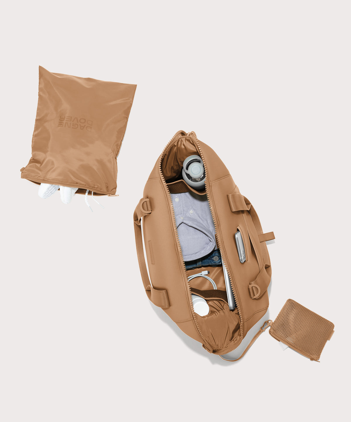 Landon Carryall in Camel. Large - Image 3